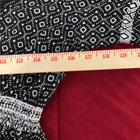 H&M Black and White Patterned Mini Dress - Picture 3 of 6